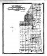 Piatt County Outline Map, Piatt County 1910